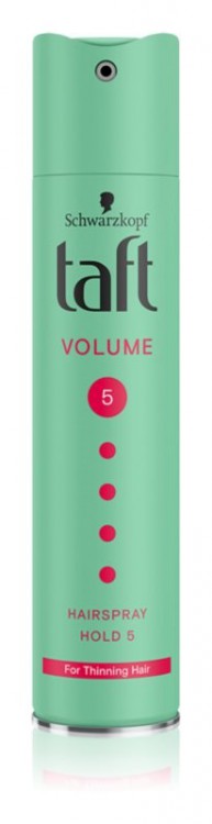 Taft lak na vlasy Volume zelený 5/250ml | Kosmetické a dentální výrobky - Vlasové kosmetika - Laky, gely a pěnová tužidla na vlasy